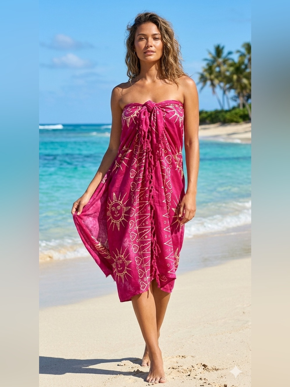 Pink Beach Sarong